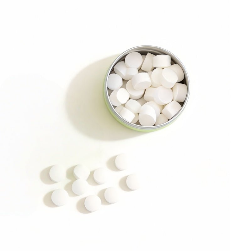 FIZZOVA chewable toothpaste tablets-30couEco-friendly, plastic-free oral care alternative.